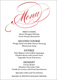 Romantic Script Foil Menu Cards Image 12 of 12